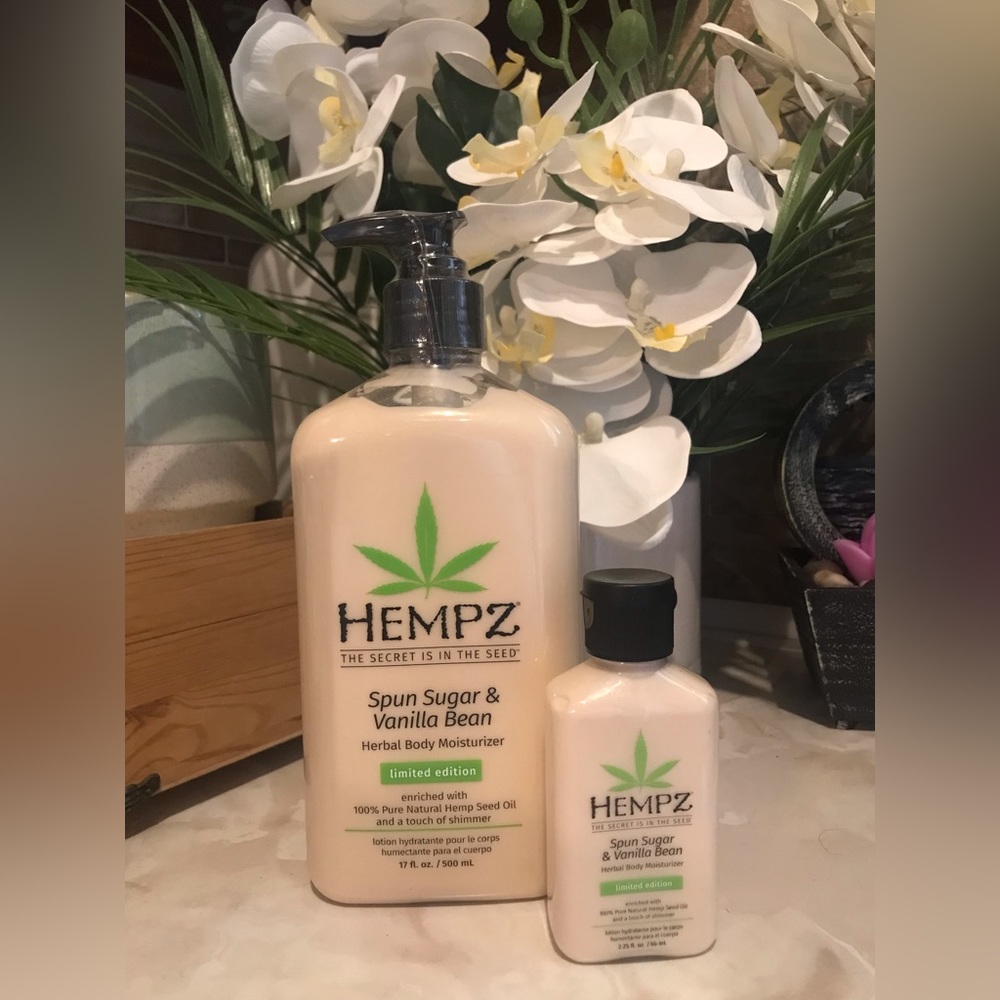 Hempz Limited Edition Spun Sugar and Vanilla Bean body moisturizer